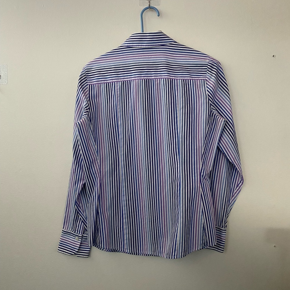 Blue Striped Women's Top - Picture 4 of 4
